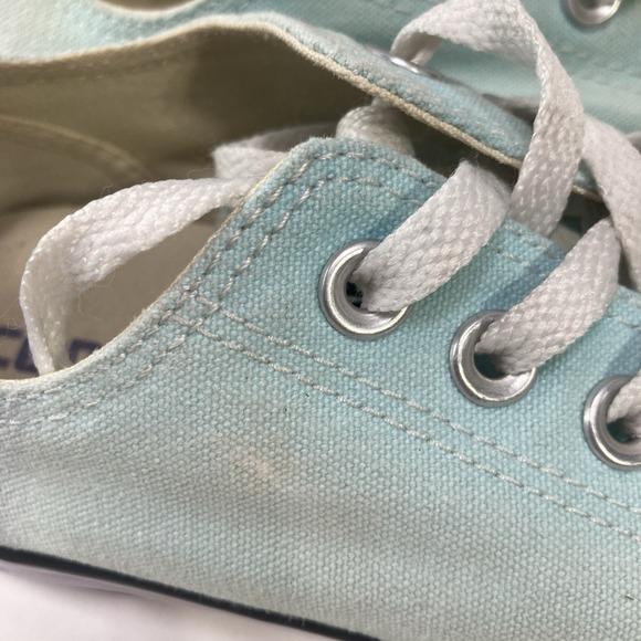Converse CHUCK TAYLOR All Star Low Top Canvas Green Shoes Size Mens 5 Womens 7 - Picture 3 of 9